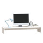 Voir la diapositive 4 : VIDAXL Support de moniteur Blanc 100x27x15 cm Bois de pin solide
