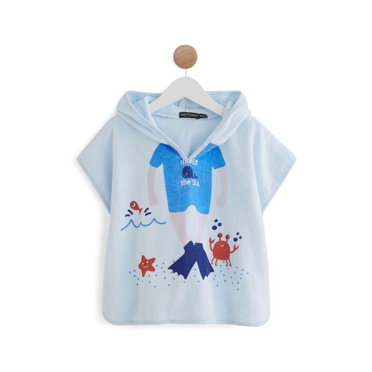 IN EXTENSO Cape de bain plongeur bébé garçon