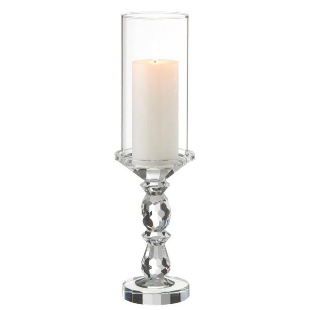 Paris Prix Photophore Design en Cristal  Marie  42cm Transparent