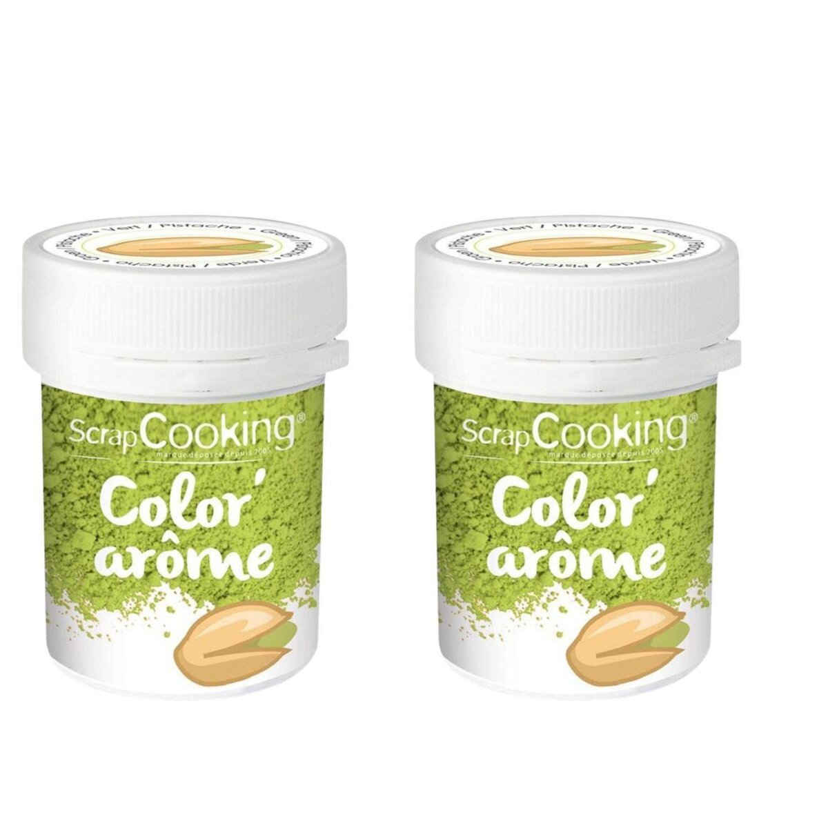 Colorant Poudre Vert Citron (ou Vert Pistache) 5 g