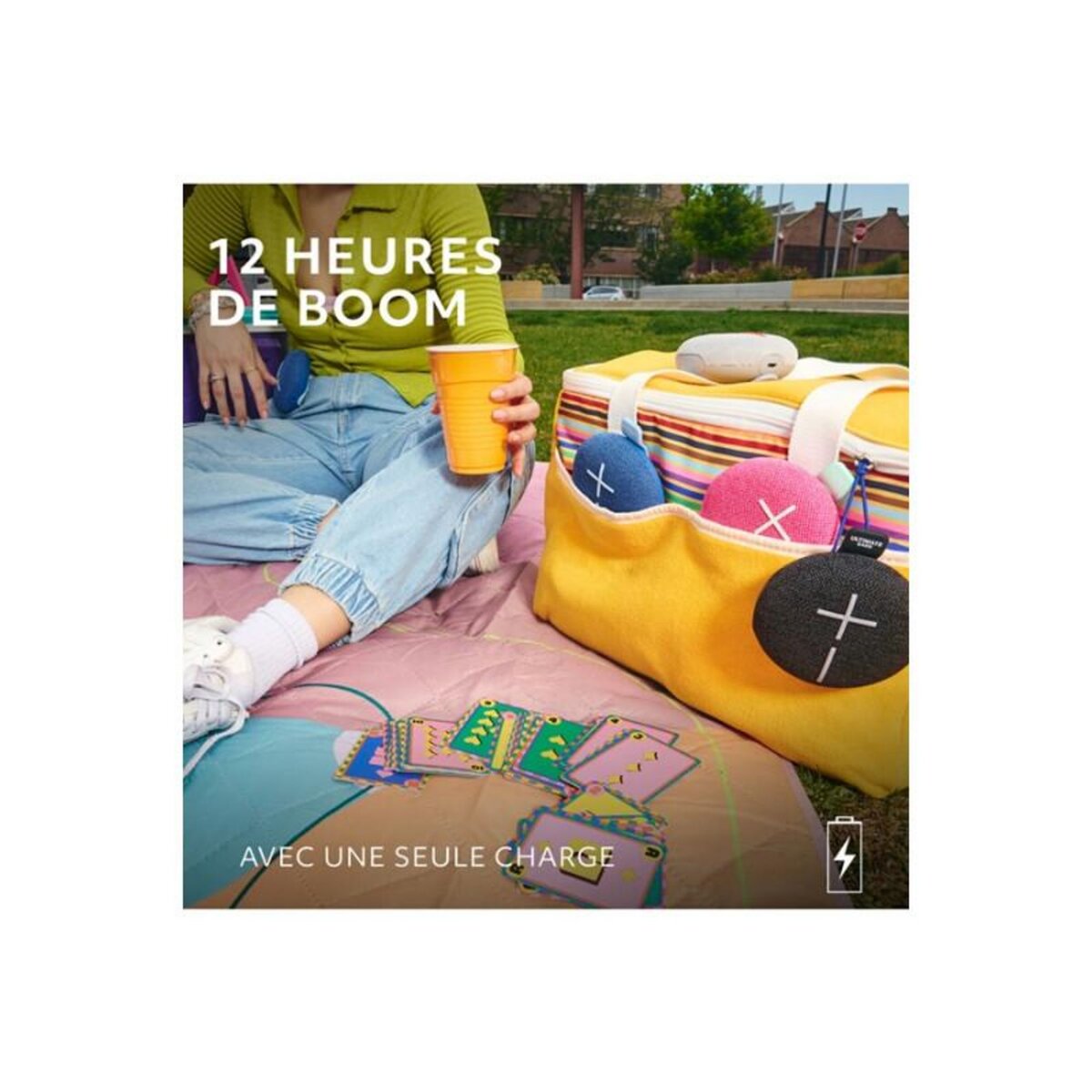 Ultimate ears Enceinte portable MINIROLL Rose