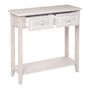 Voir la diapositive 2 : ATMOSPHERA Console Design 2 Tiroirs  Hina  80cm Blanc