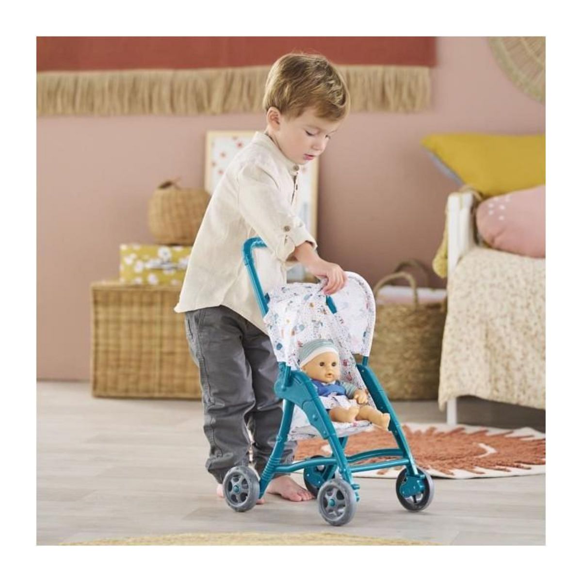 Corolle Poussette Oursons pour poupon 30 cm