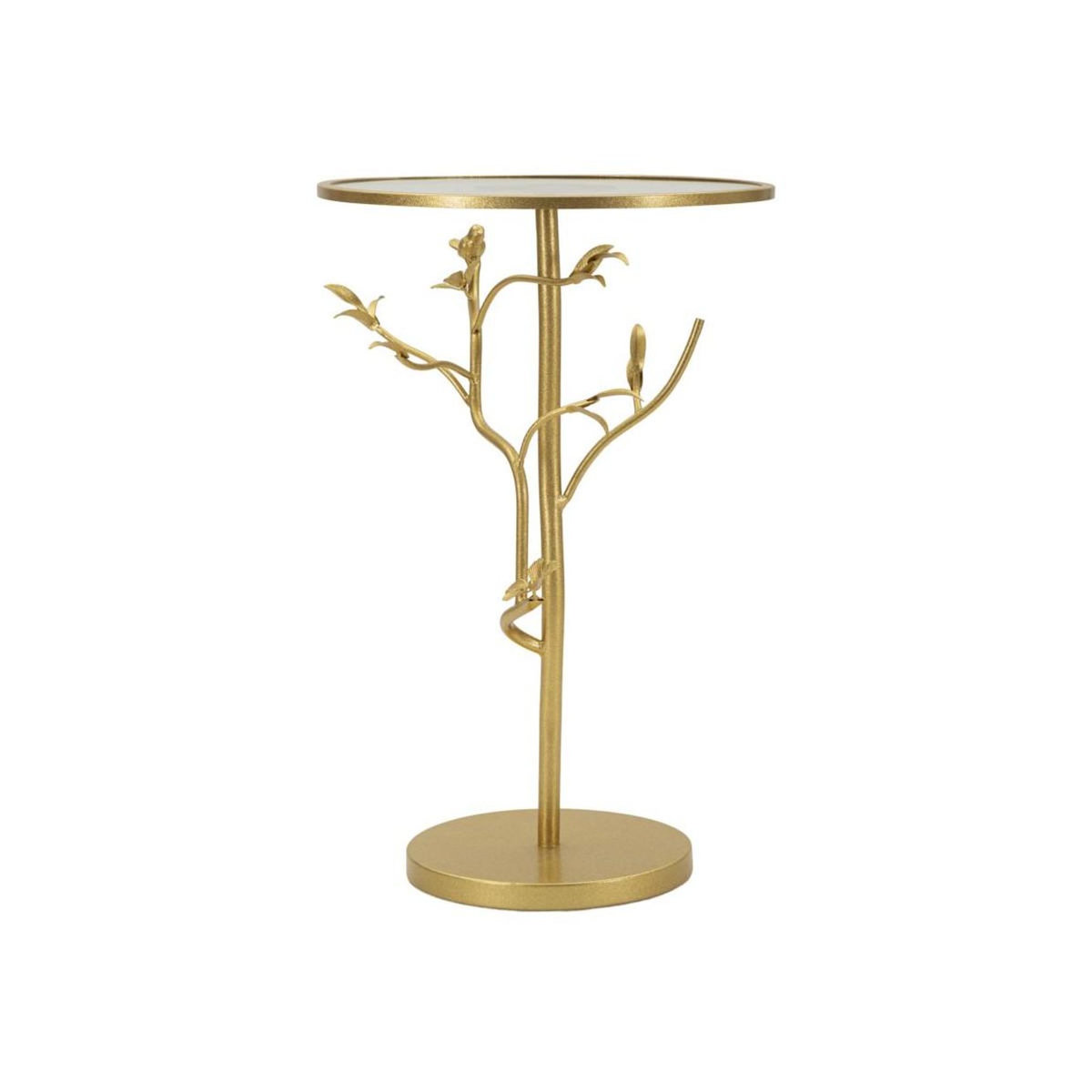 Paris Prix Table d'Appoint Design  Birds  60cm Or