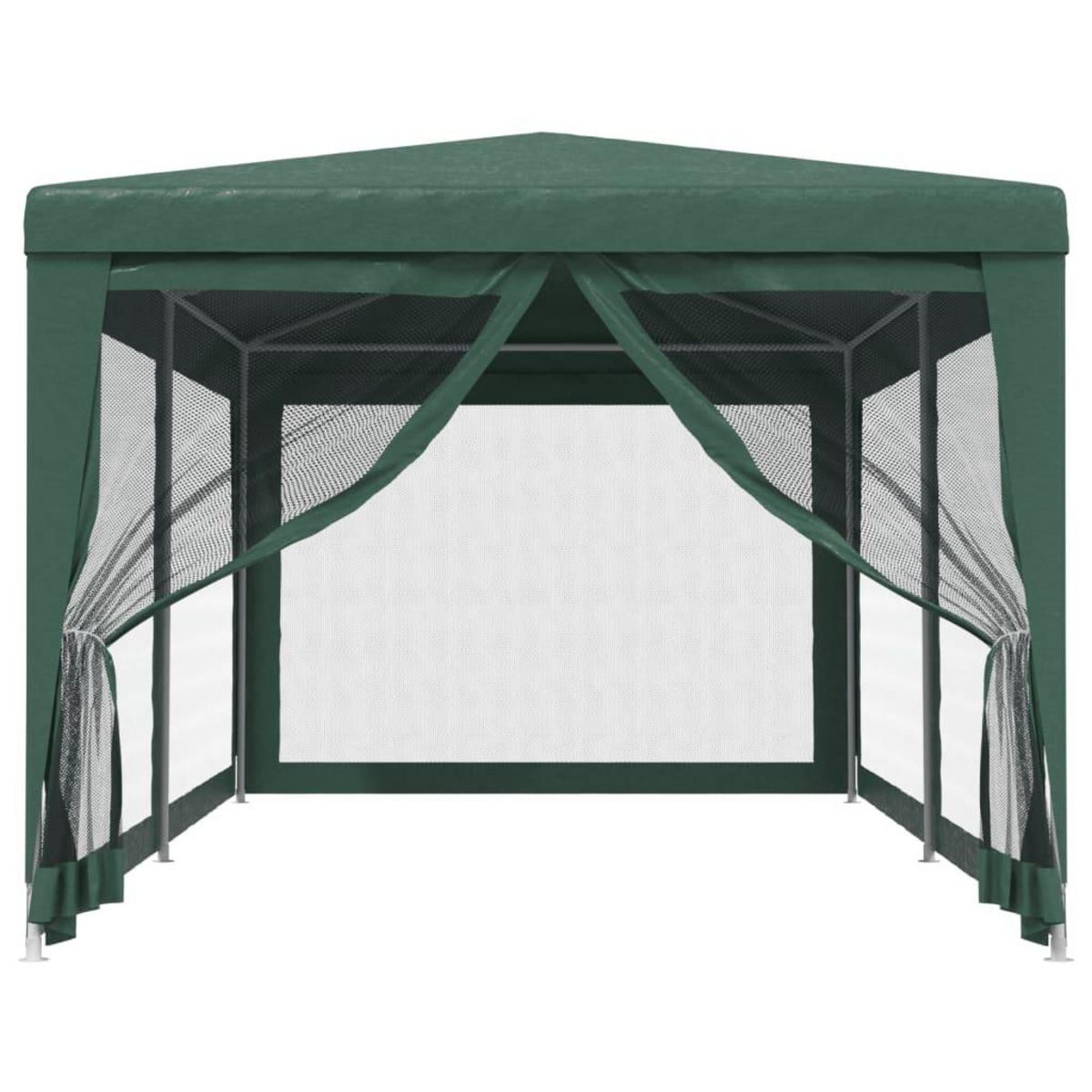 VIDAXL Tente de fete avec 4 parois laterales en maille Vert 3x6 m PEHD