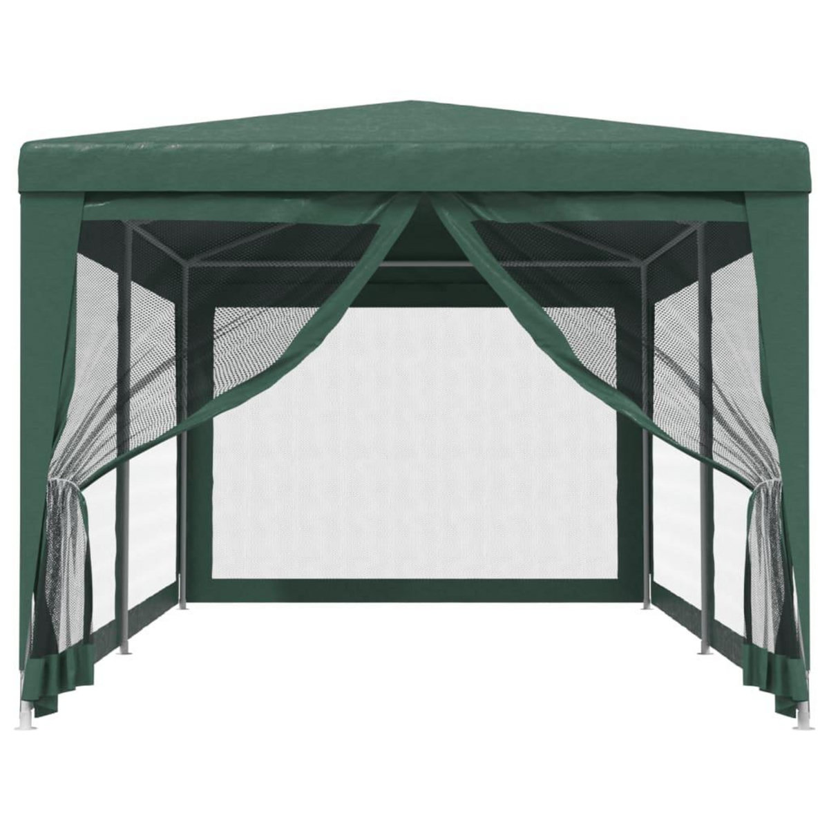 VIDAXL Tente de fete avec 4 parois laterales en maille Vert 3x6 m PEHD