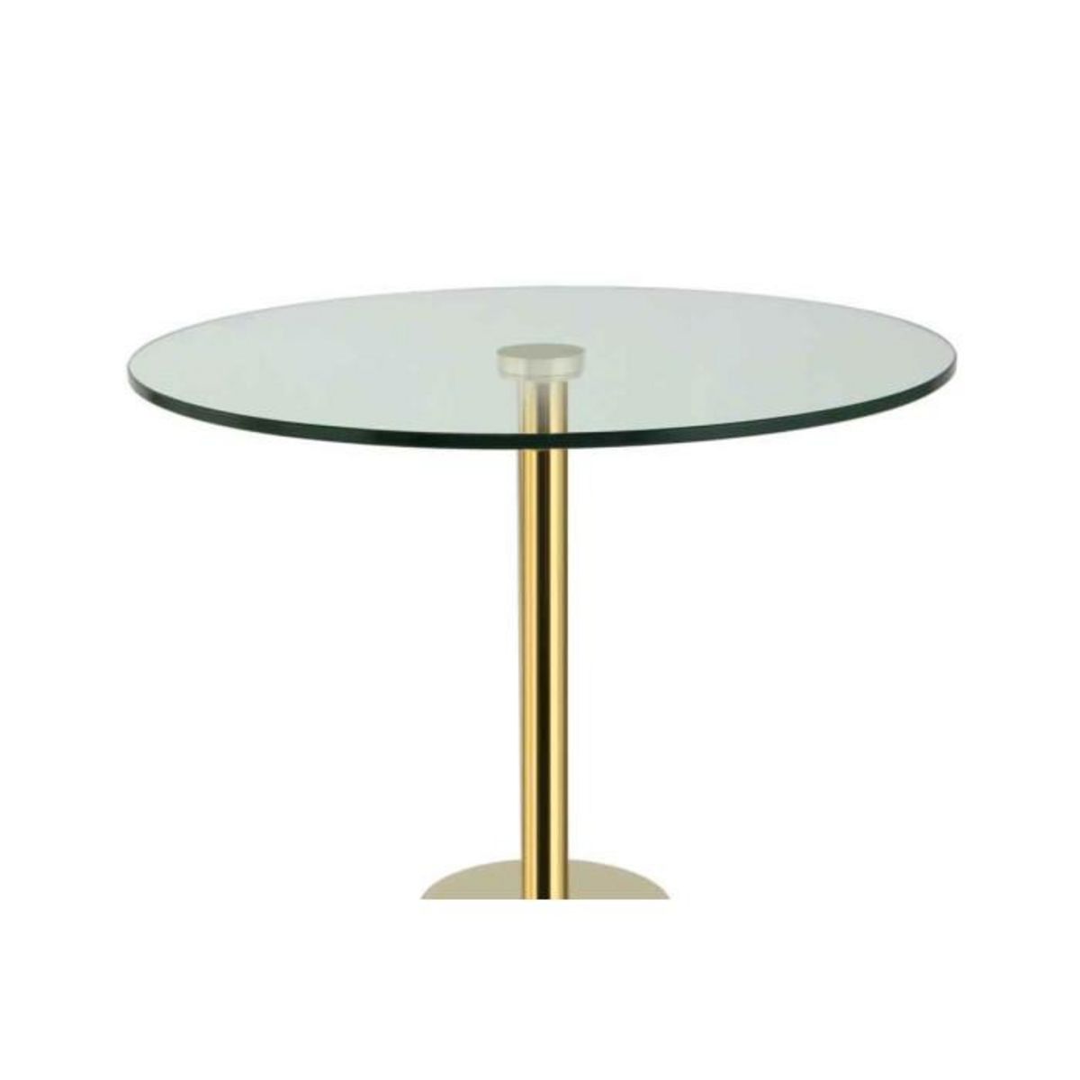 Paris Prix Table d'Appoint en Marbre  Lana  53cm Or & Noir