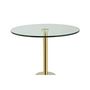 Voir la diapositive 3 : Paris Prix Table d'Appoint en Marbre  Lana  53cm Or & Noir