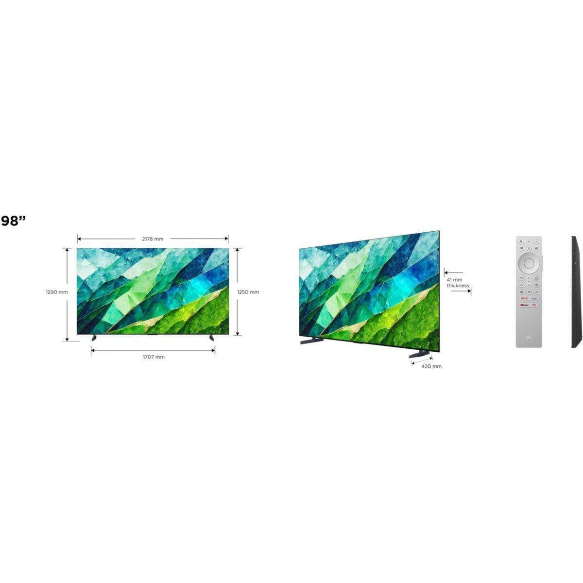 TCL TV QLED Mini LED 98C89B 2024