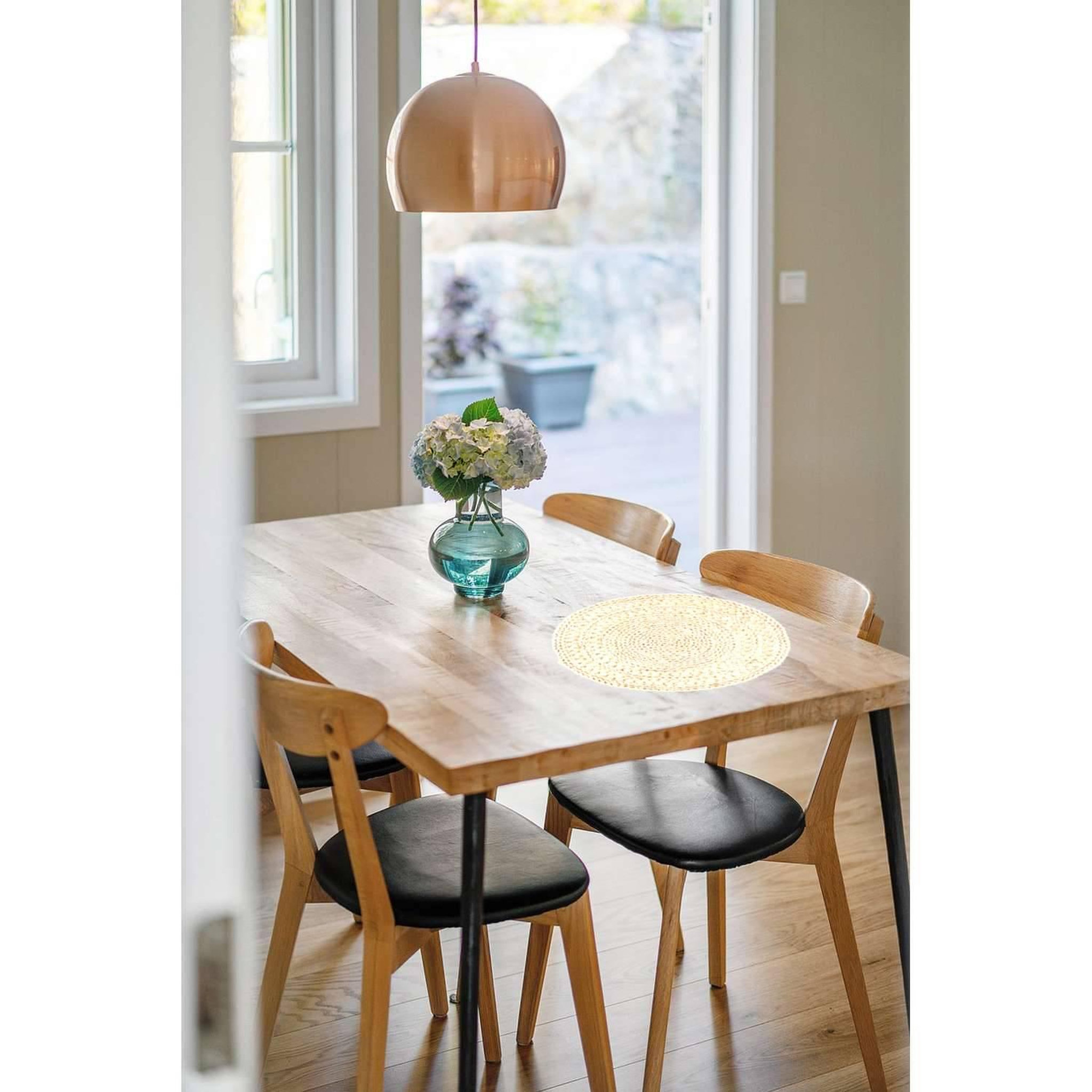 Voir la diapositive 2 : SECRET DE GOURMET Set de table rond escambia - diam 38 cm - beige