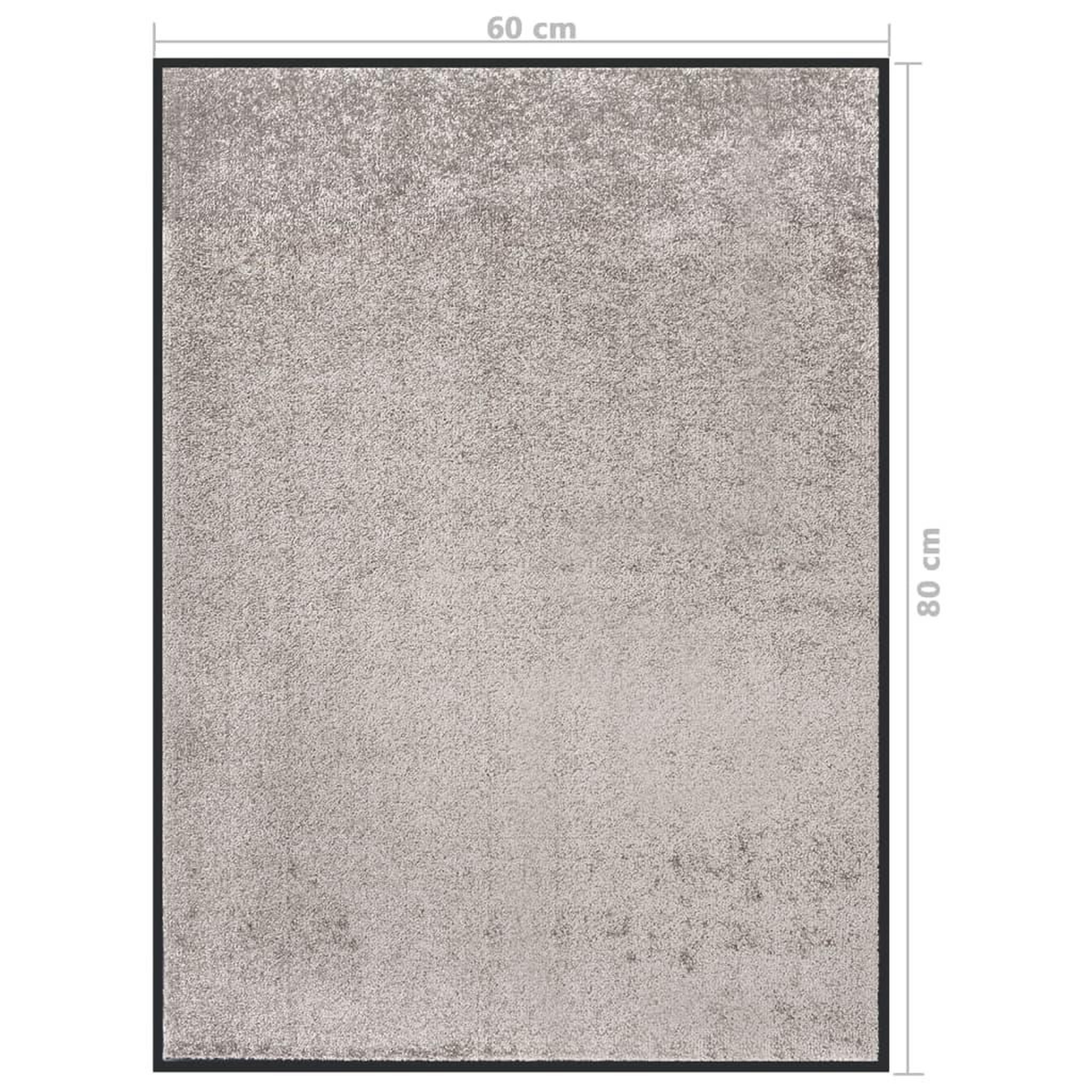 Voir la diapositive 6 : VIDAXL Paillasson Gris 60x80 cm