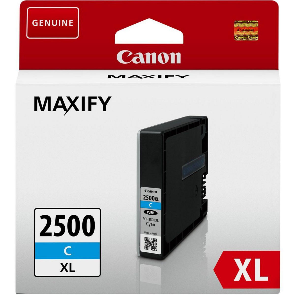 Canon Cartouche d'encre Originale PGI-2500 XL Cyan Haute Capacité - 9251B001