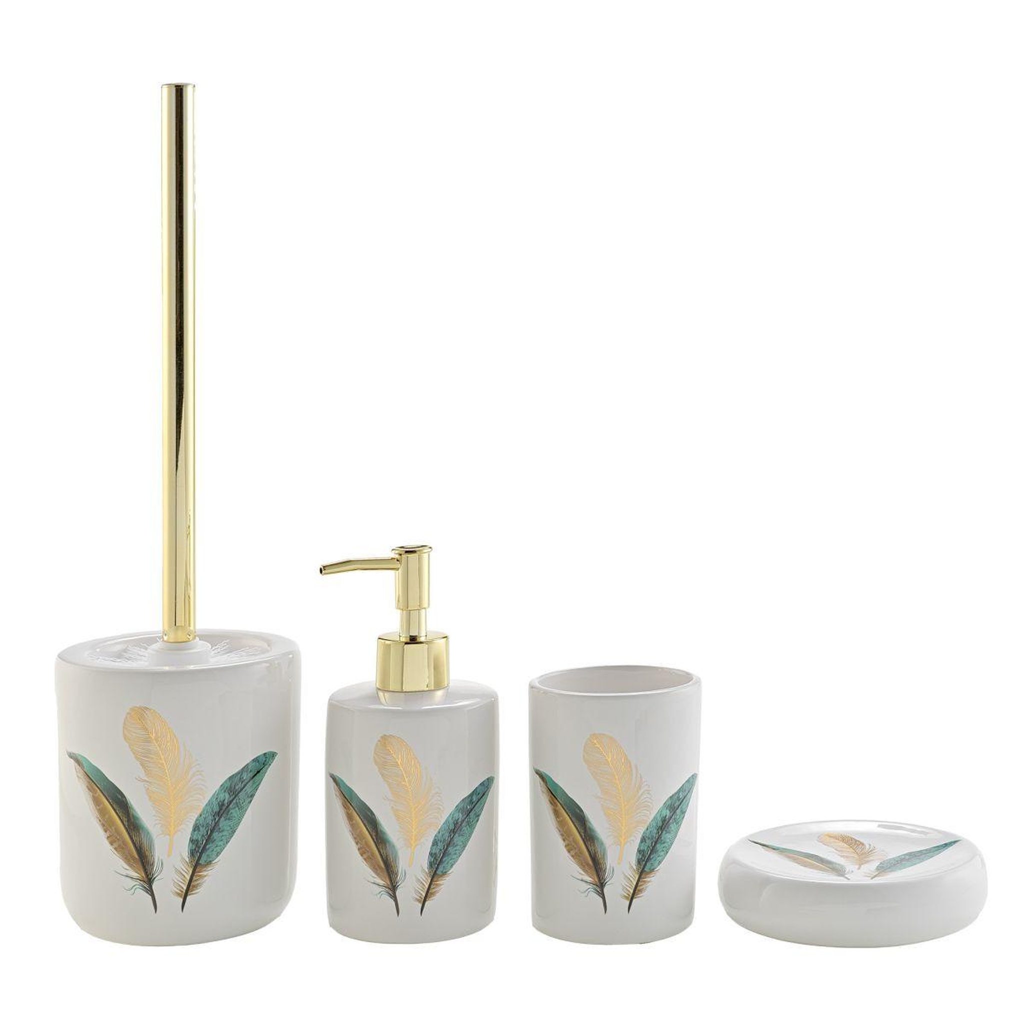 Voir la diapositive 2 : Douceur d'Intérieur Distributeur de savon  plumiss  17cm multicolore
