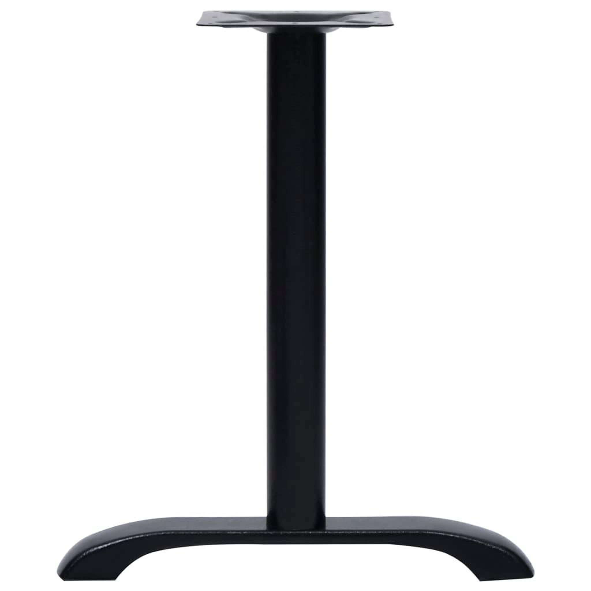 Voir la diapositive 4 : VIDAXL Pieds de table de bistro 2 pcs noir 61x8x72 cm fonte
