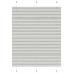 VIDAXL Store plisse gris clair 110x100cm largeur du tissu 109,4cm