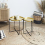 Voir la diapositive 5 : Paris Prix Table d'Appoint Design  Alia  35cm Or