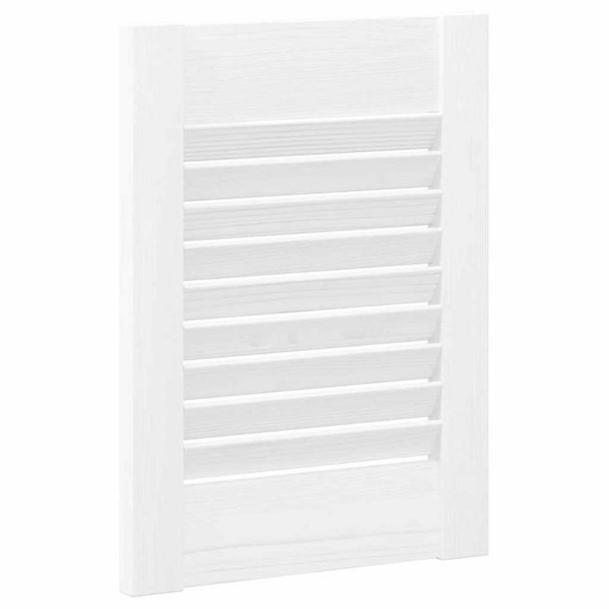 VIDAXL Porte d armoire à persiennes blanc 39,5x29,5 cm