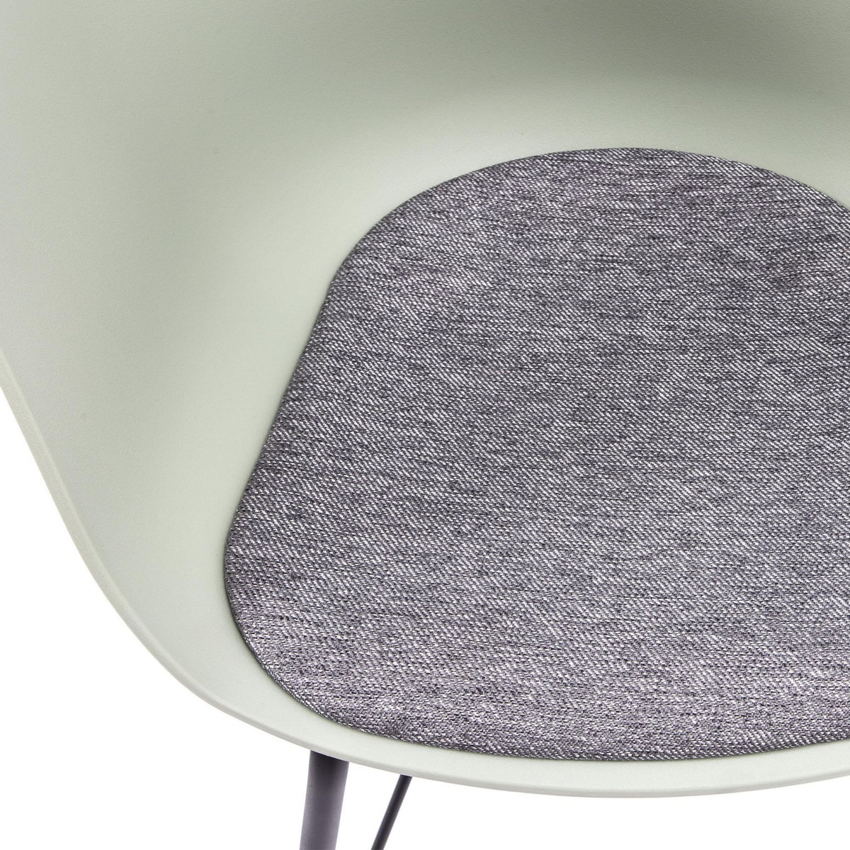 VS VENTA-STOCK Fauteuil pour Salle à Manger Alba Couleur Vert, Assise rembourrée