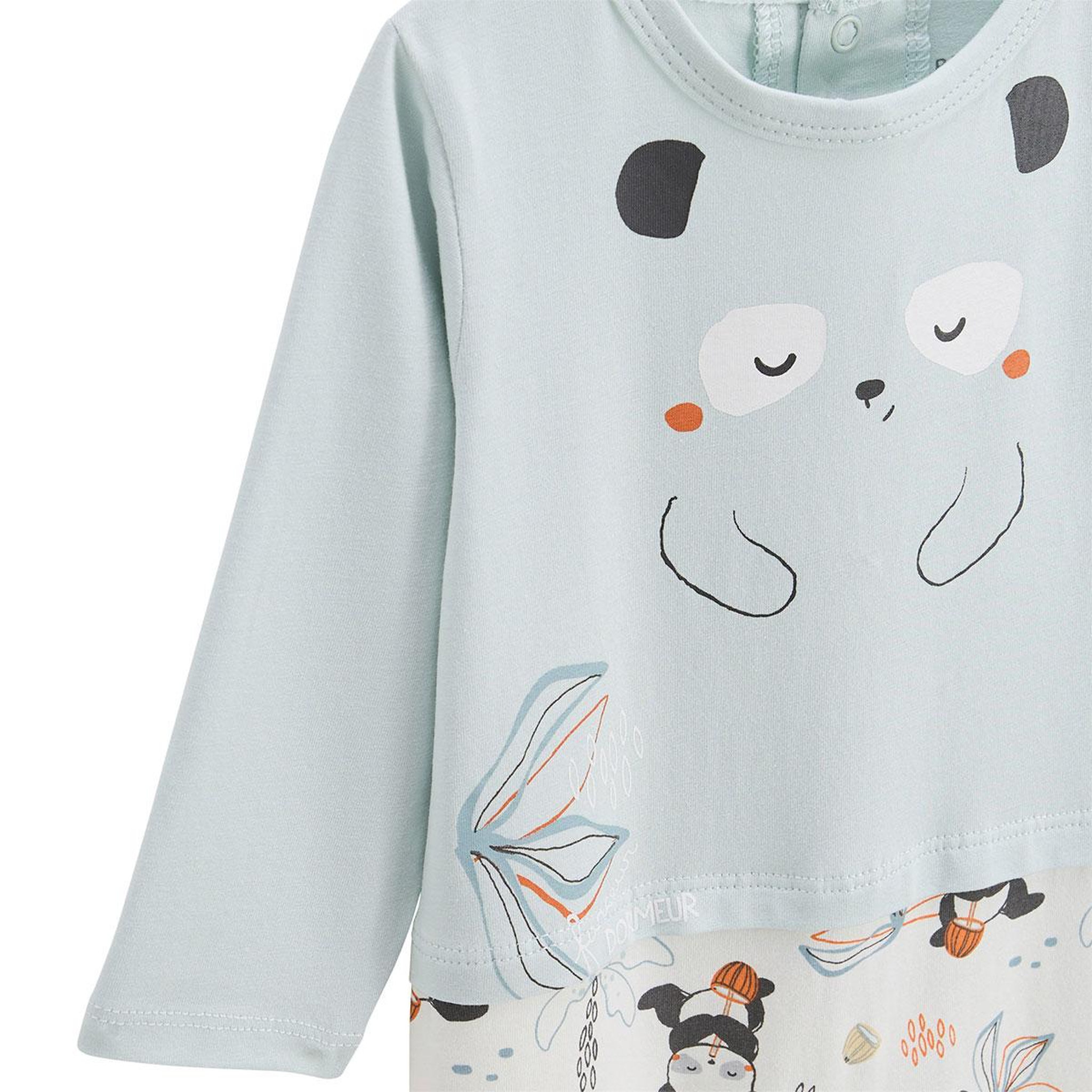 Voir la diapositive 3 : PETIT BEGUIN Pyjama bébé bento - garçon