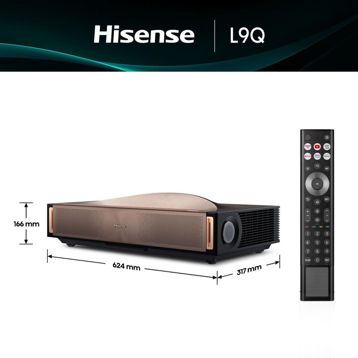 Hisense Vidéoprojecteur home cinéma L9Q 2025