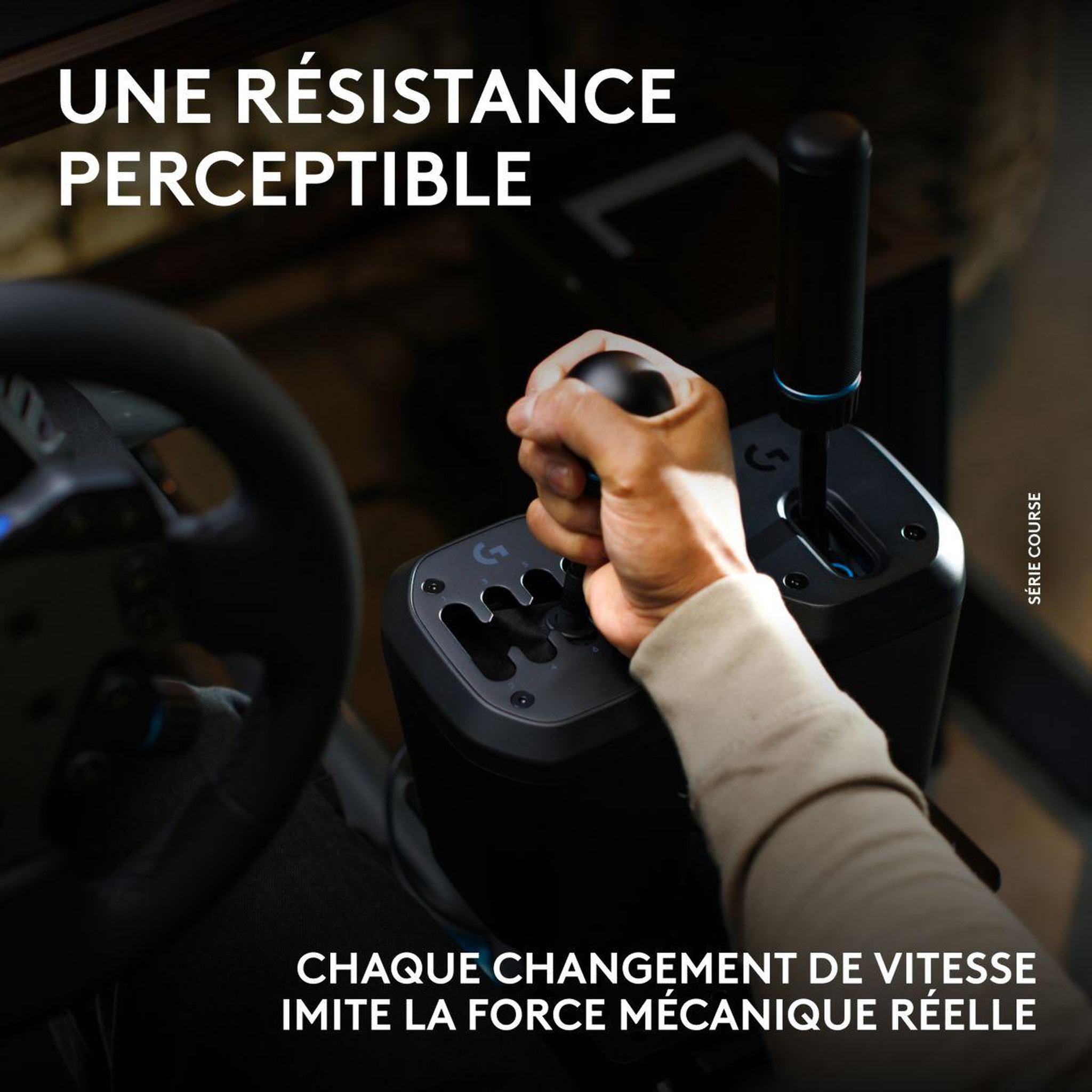 Voir la diapositive 4 : Logitech Levier de vitesses rs h-shifter - black direct drive