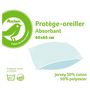 Voir la diapositive 1 : POUCE Protège oreiller absorbant en polycoton PUNTO