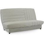 MARKET24 Clic-clac - BEIJA - 3 places - Velours côtelé beige - 130 x 190 x13 cm