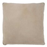 Paris Prix Coussin Tissé en Cuir  Coleman  45x45cm Gris