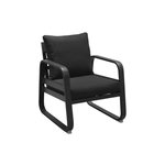 Proloisirs Fauteuil détente de jardin Tonio graphite/gris - Aluminium - coussins déhoussables