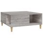 Voir la diapositive 2 : VIDAXL Table basse sonoma gris 80x80x36,5 cm bois d'ingenierie