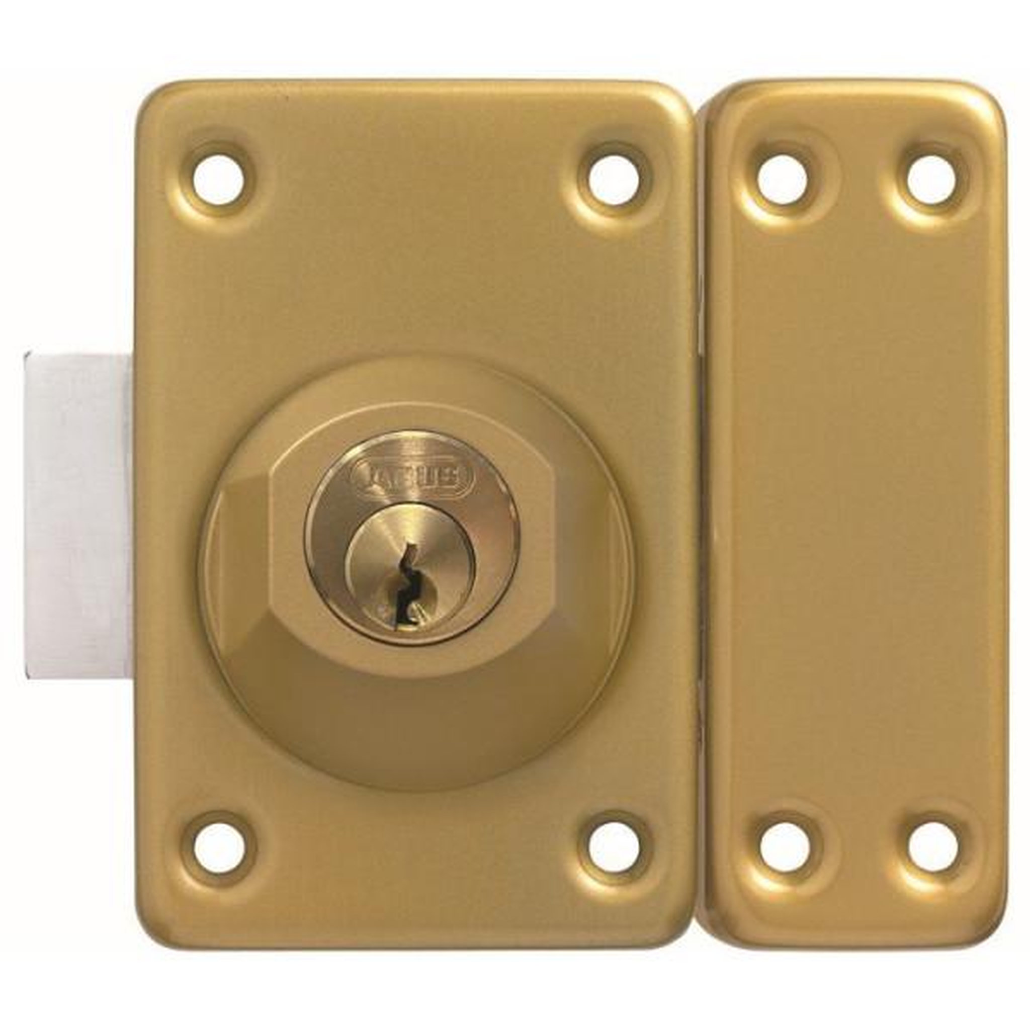 Voir la diapositive 6 : ABUS Verrou de porte - ABUS - VAD136 CC 45 - Double cylindre - Bronze - Entraxe 45 x 76 mm