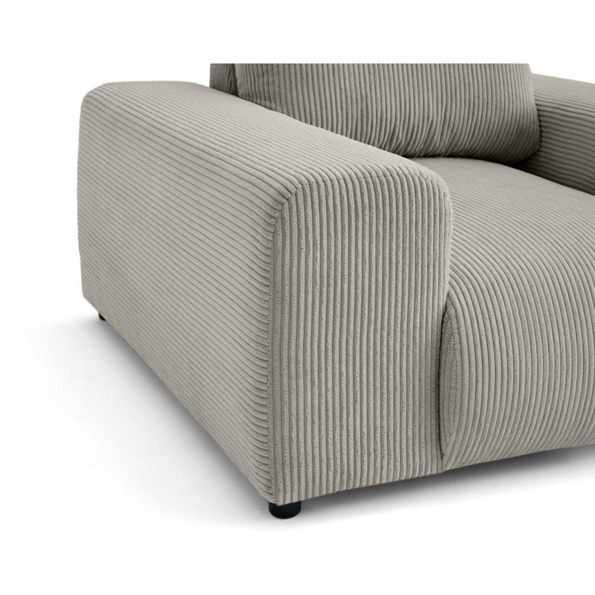 LISA DESIGN Garance - fauteuil en velours côtelé