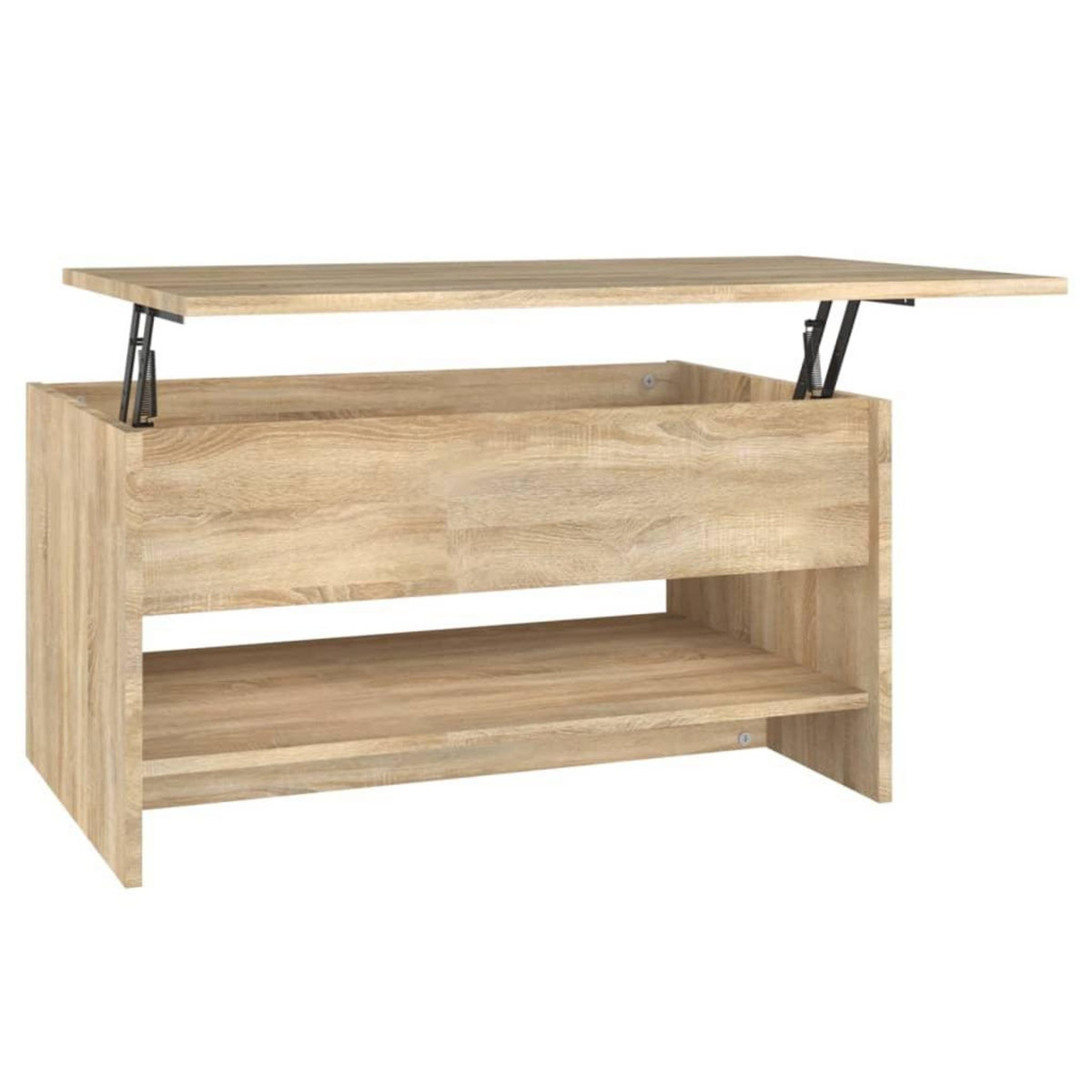 VIDAXL Table basse Chene sonoma 80x50x40 cm Bois d'ingenierie