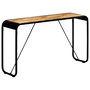 Voir la diapositive 1 : VIDAXL Table console 140 x 35 x 76 cm Bois de manguier massif brut