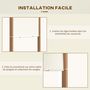 Voir la diapositive 6 : OUTSUNNY Toile de rechange pour pergola 3 x 3 m polyester haute densité 180 g/m² beige