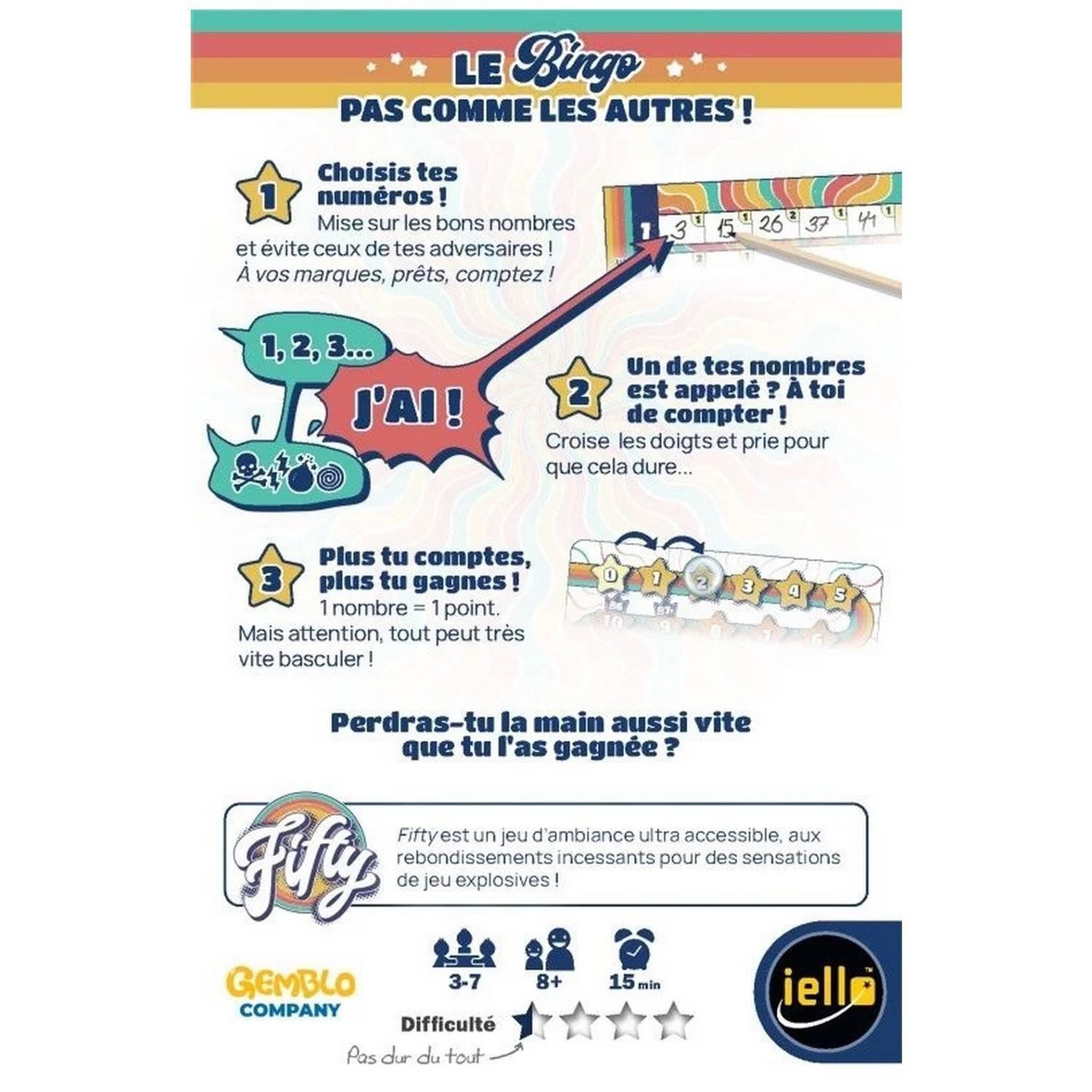 Voir la diapositive 3 : Iello Jeu d'ambiance Iello Fifty