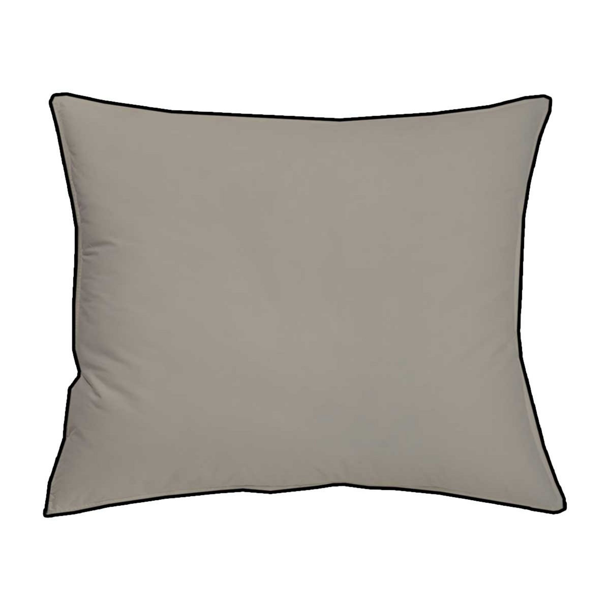 Taie d 'oreiller unie en coton 65 fils