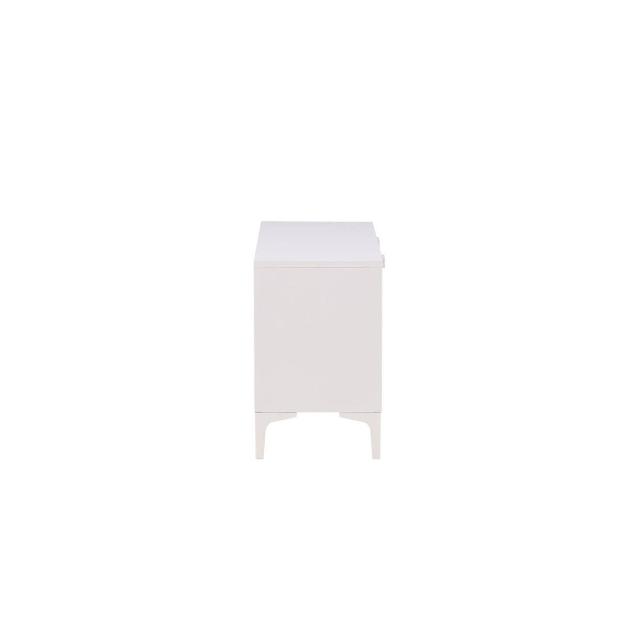 Voir la diapositive 4 : Paris Prix Meuble tv 2 portes  piring  120cm blanc