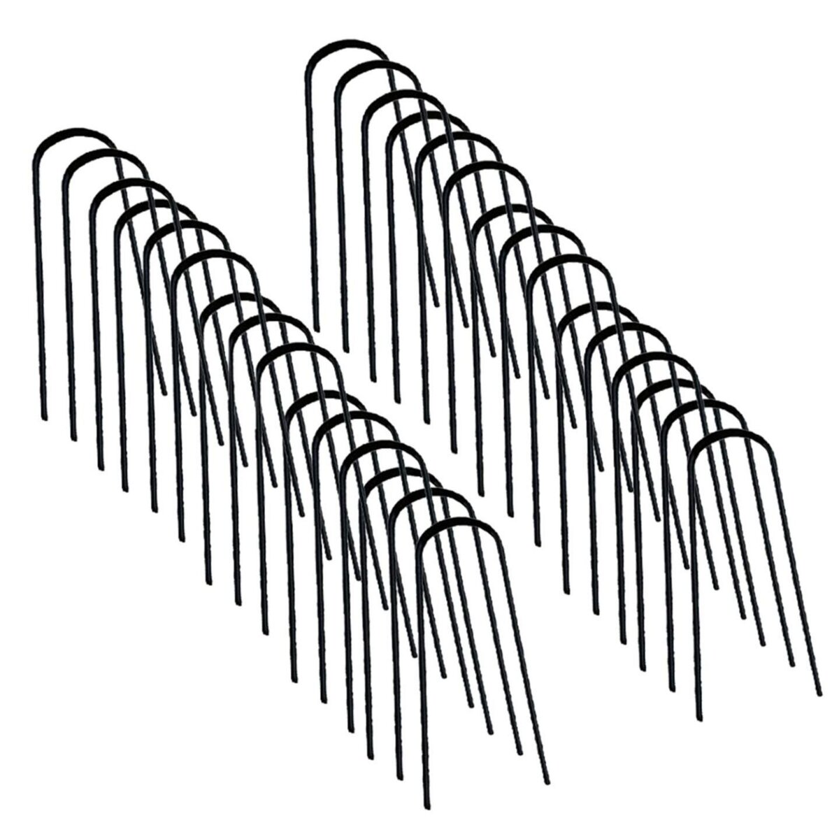 ID MARKET Lot de 30 agrafes pour toile de paillage 10 CM