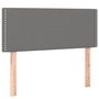 Voir la diapositive 2 : VIDAXL Tete de lit Gris fonce 80x5x78/88 cm Tissu