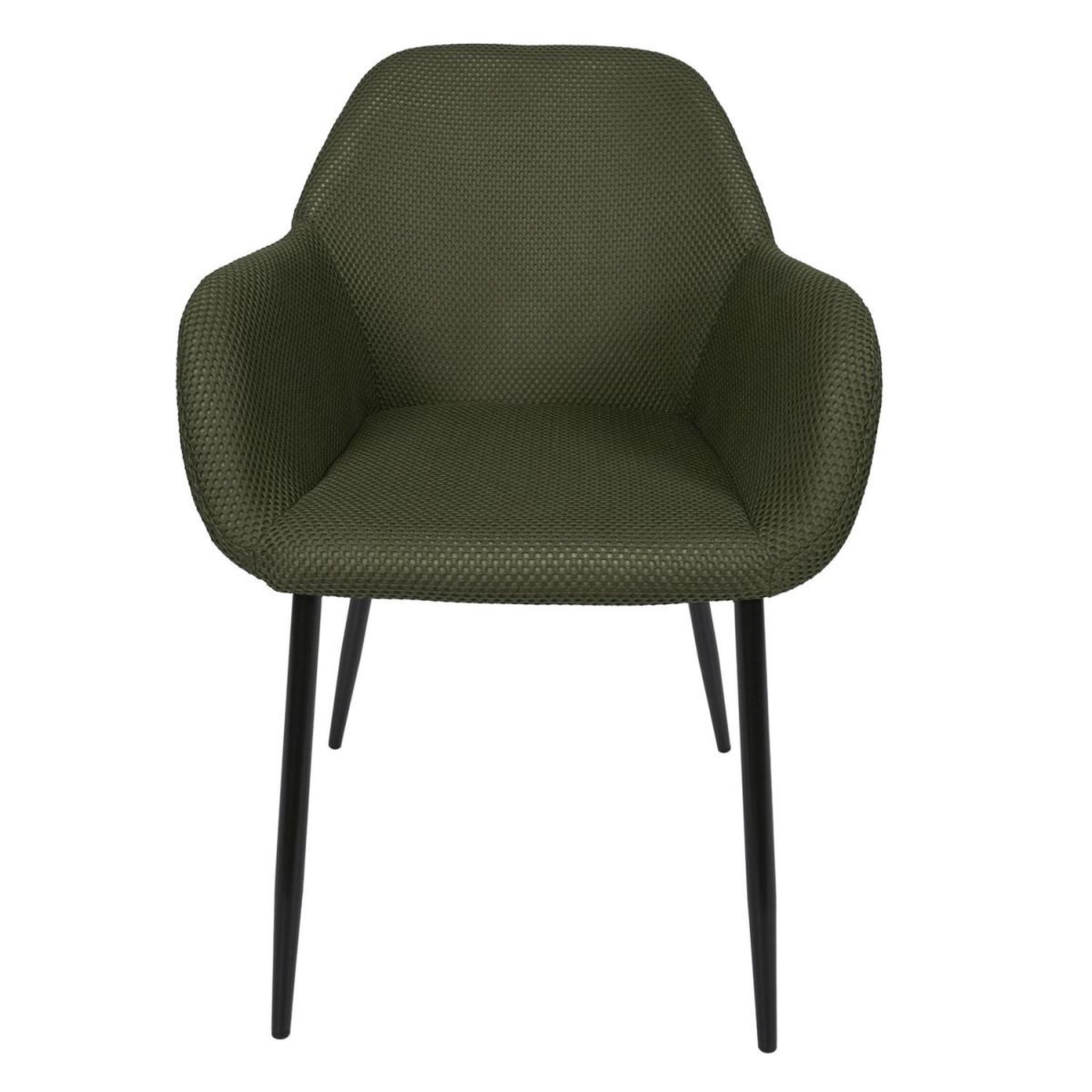 Voir la diapositive 3 : The Home Deco Factory Lot de 2 chaises fauteuil  atome  85cm kaki