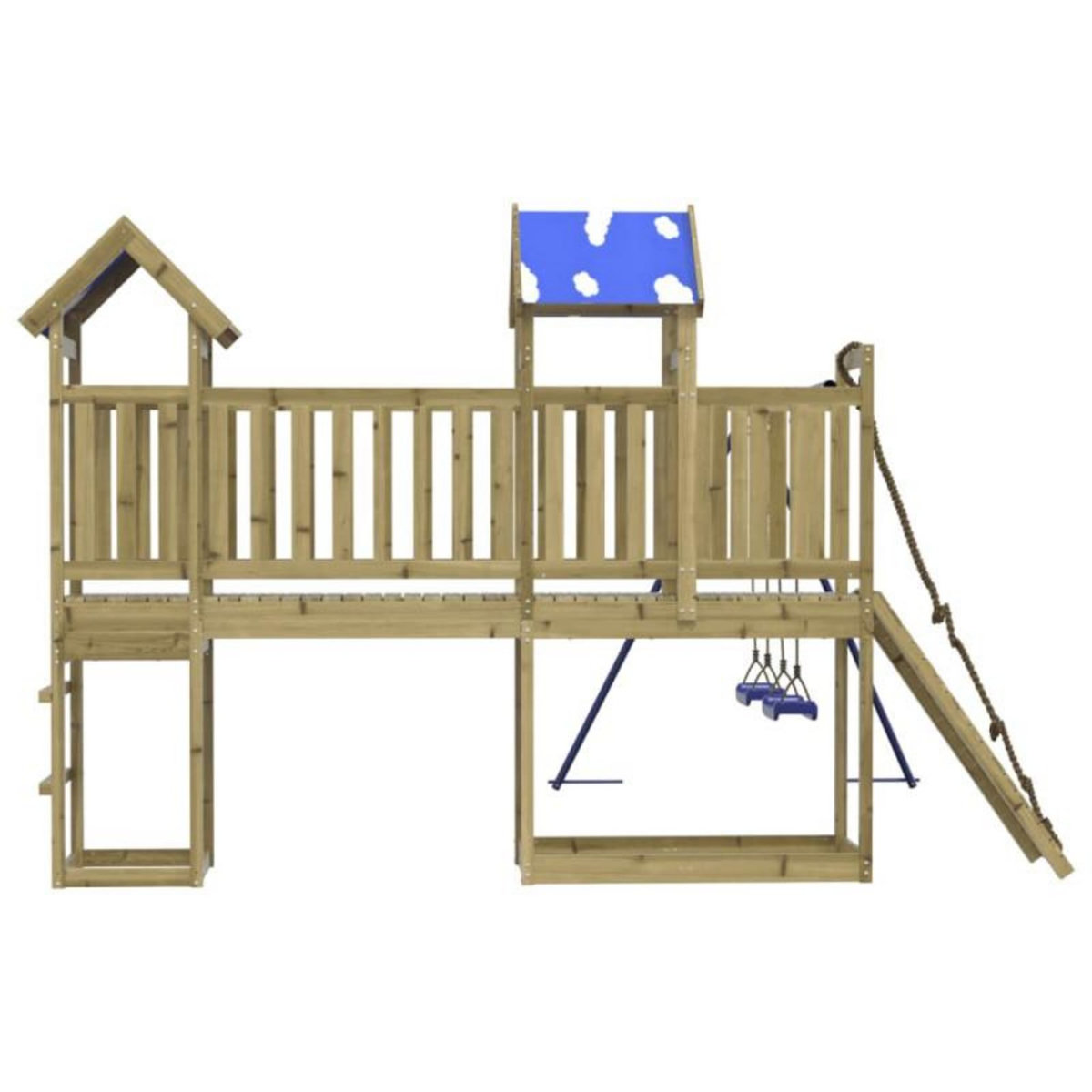 VIDAXL Aire de jeux d extérieur bois de pin imprégné