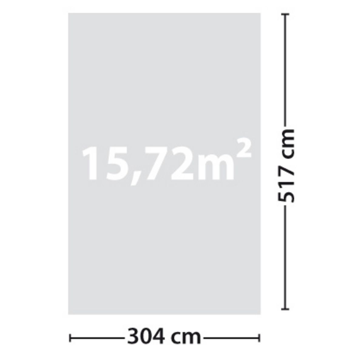 Forest Style Carport bois Bessoncourt toit plat traité autoclave, 15,56 m²