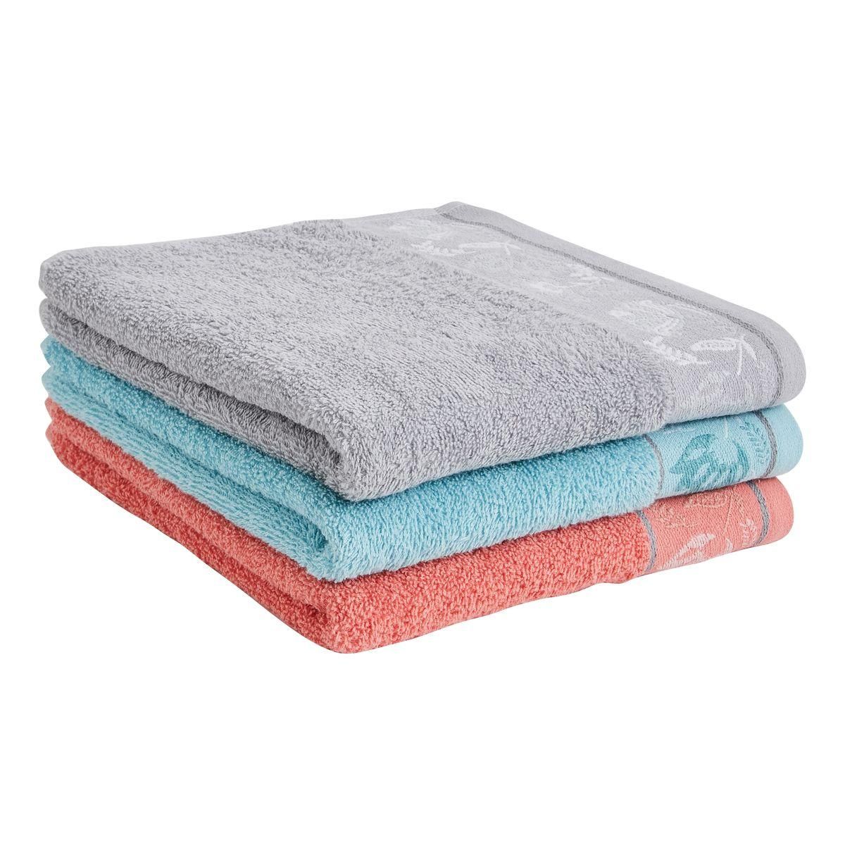 ACTUEL Serviette de toilette fantaisie en coton 450 g/m² SUMMER