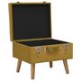 Voir la diapositive 5 : VIDAXL Tabouret de rangement 40 cm Jaune moutarde Velours
