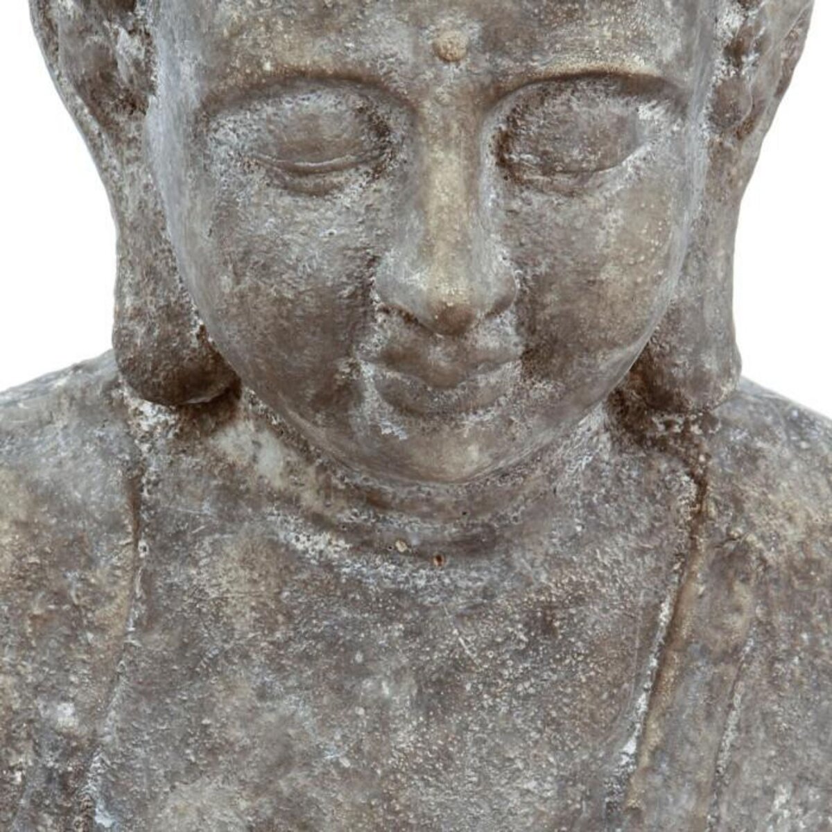 ATMOSPHERA Statue en Ciment  Bouddha Assis  46cm Gris