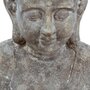 Voir la diapositive 3 : ATMOSPHERA Statue en Ciment  Bouddha Assis  46cm Gris