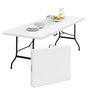 Voir la diapositive 1 : ID MARKET Table pliante d'appoint portable 180 CM pour camping ou réception