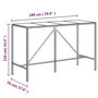 Voir la diapositive 6 : VIDAXL Ensemble de bar de jardin 9 pcs avec coussins noir poly rotin