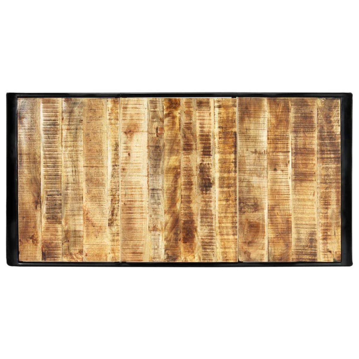 VIDAXL Table de salle a manger 180x90x76 cm Bois de manguier brut
